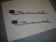 Lincoln Continental Script Emblems